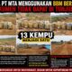 Janji Bertemu Pimpinan Berujung Buntu, PT MTA Disorot: Dugaan Solar Subsidi Makin Dipertanyakan