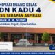 Renovasi Ruang Kelas SDN Kadu 4, Hasil Serapan Aspirasi Dewan H. M. Sobri Pendidikan Wajib Diperhatikan