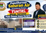 Pemeliharaan Saluran Air di Kampung Sempur Tuntas, Warga Apresiasi Pokir Dewan Imam Sucipto