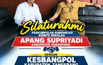 Perkuat Sinergitas, Perkumpulan Komunikasi Komite Sekolah ( PKKS ) Kabupaten Tangerang Jalin Silaturahmi dengan Kesbangpol Kabupaten Tangerang Banten