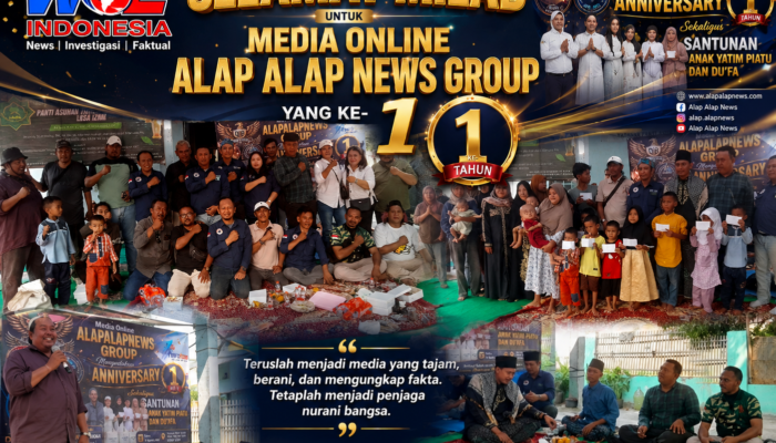 WOL Indonesia Ucapkan Selamat Milad ke-1 Media Online Alap Alap News Group