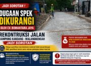 Dugaan Spek Dikurangi Oleh CV. Bomantara Jaya, Rekontruksi Jalan Kampung Kandang – Malangnengah Jadi Sorotan