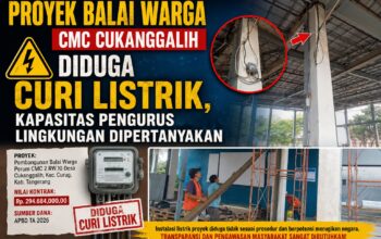 Proyek Balai Warga CMC Cukanggalih Diduga Curi Listrik, Kapasitas Pengurus Lingkungan Dipertanyakan