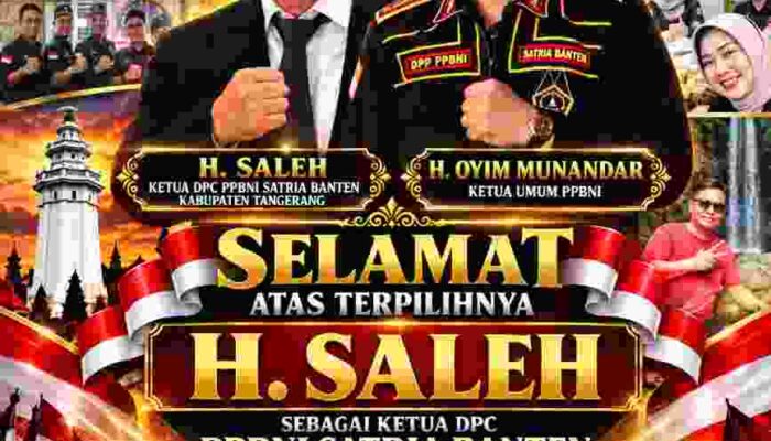 H. Saleh Terpilih Pimpin DPC PPBNI Satria Banten Kabupaten Tangerang, Bawa Semangat Perubahan Periode 2026–2031