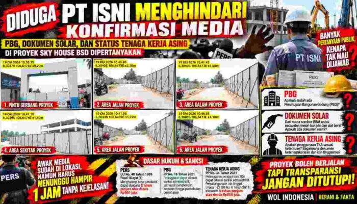 “KONTROL SOSIAL DIHALANGI! Proyek Sky House BSD — PBG Belum Jelas, Solar & TKA JUGA MASIH TANPA JAWABAN”