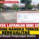 Proyek Lapangan Mini Soccer Bojong Nangka Terkesan Tak Berkualitas, Temuan Diproyek Banyak Pengurangan Material
